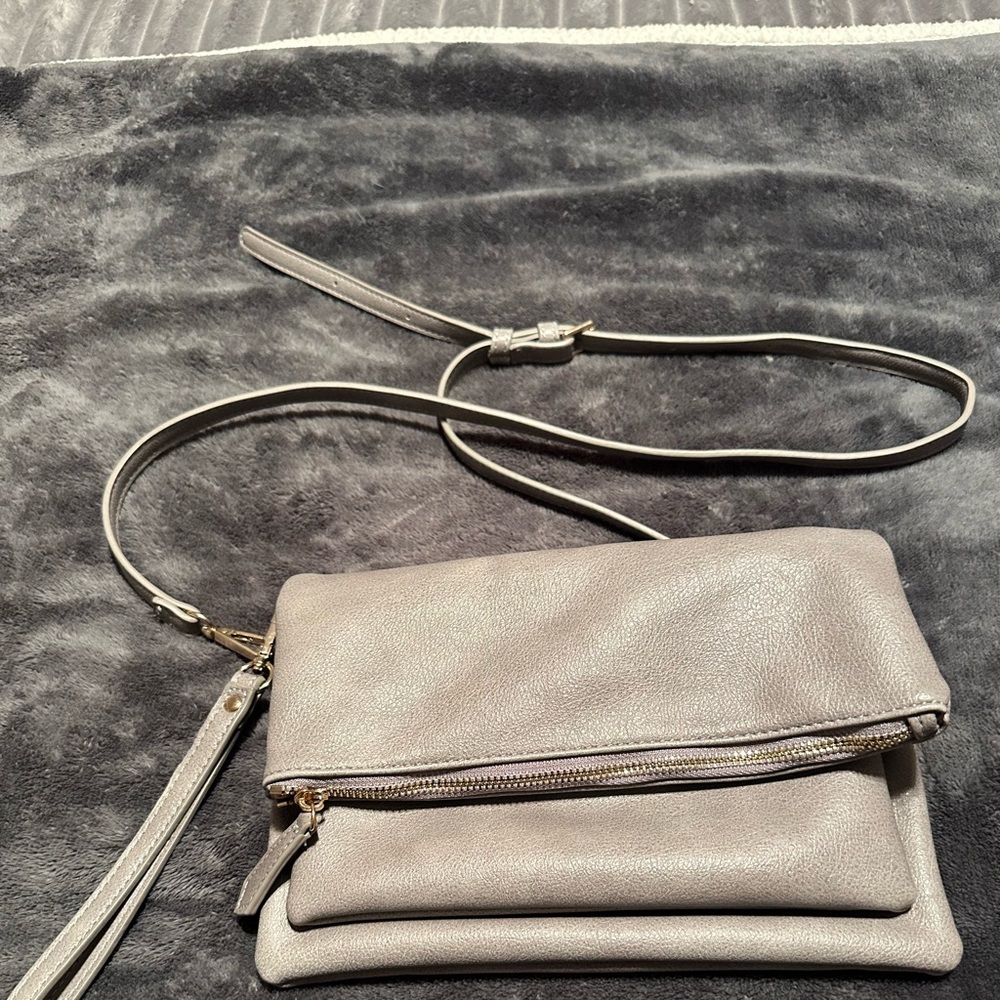 Urban Expressions Gray Crossbody Bag
